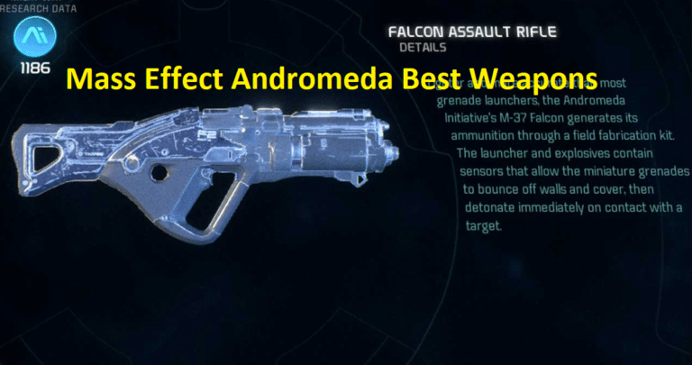 best weapons mass effect 2